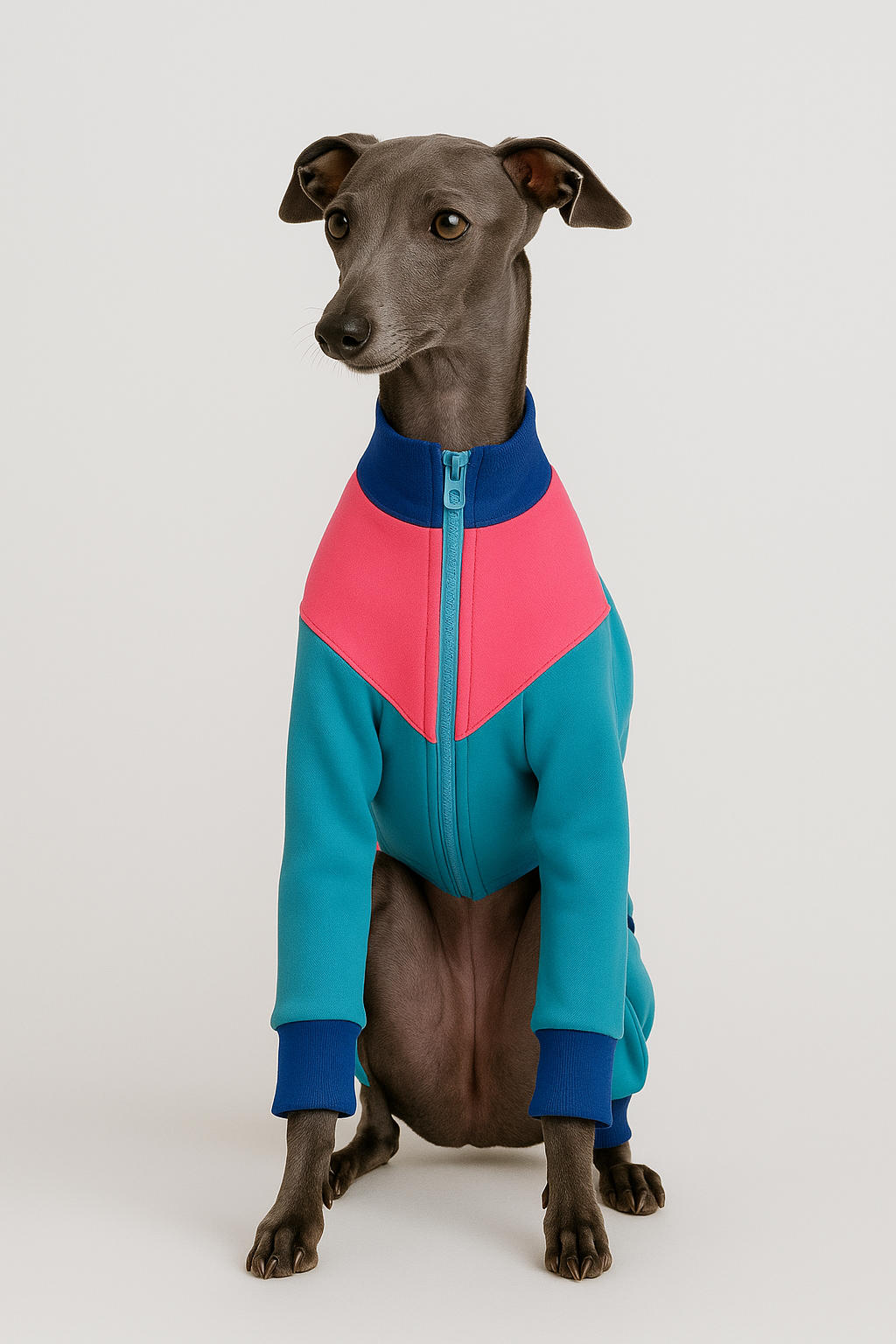 RETRO-TRAININGSJACKE FÜR ITALIENISCHE WINDSPIELE