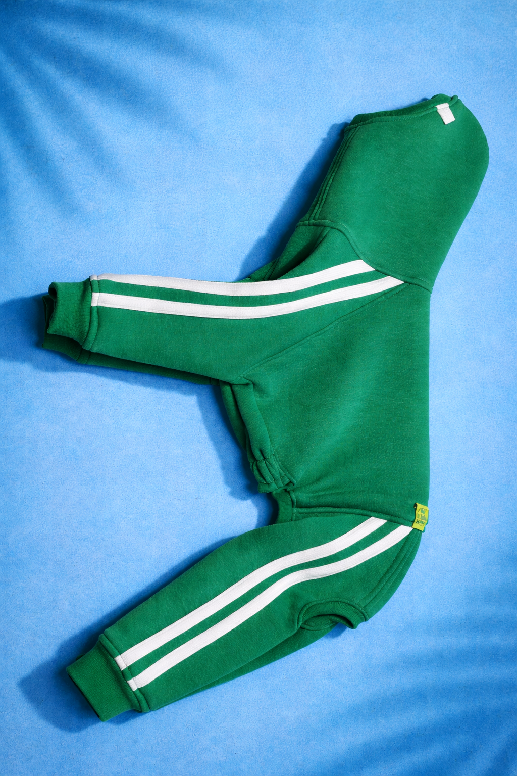 Urban Sprint – Suit for Italian Greyhounds, purple with neon orange reflective stripes